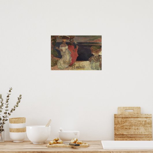 Landschap in Martinique Poster (Keuken)