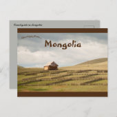 Landschap in Mongolië Briefkaart (Voorkant / Achterkant)