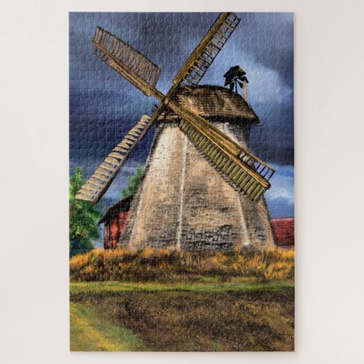Landschap in Nederland Jigzaag Puzzle Legpuzzel (Verticaal)