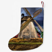 Landschap in Nederland kerststaart Kleine Kerstsok (Achterkant)