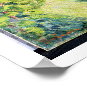 Landschap in Pontgibaud, c.1895 (olie op het canva Poster (Hoek)