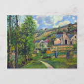 Landschap in Pontoise door Camille Pissarro Briefkaart (Voorkant)