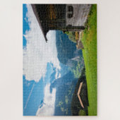 Landschap in Wengen in Zwitserland Legpuzzel (Verticaal)