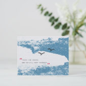 landschap inspirerend woorden briefkaart (Staand voorkant)