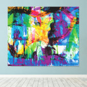 Landschap IV. Canvas Afdruk (Insitu (Houten vloer))