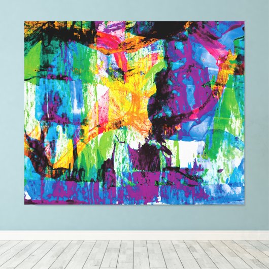 Landschap IV. Canvas Afdruk (Insitu (Houten vloer))