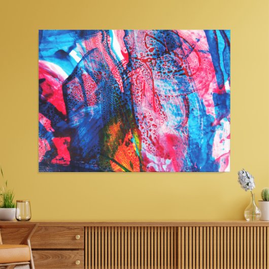 Landschap IX. Canvas Afdruk (Insitu (Woonkamer))