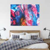 Landschap IX. Canvas Afdruk (Insitu (Slaapkamer))