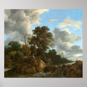Landschap - Jacob van Ruisdael Fine Art Poster