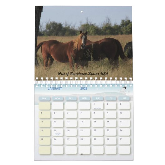 Landschap Kansas Kalender (Jan 2026)