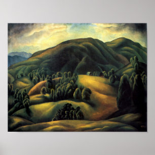 Landschap Karlo Mijic Mountain Poster