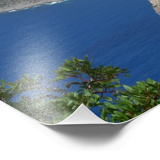 Landschap Kefalonia Grieks eiland Foto Afdruk (Hoek)