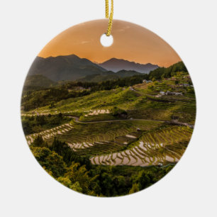 Landschap Keramisch Ornament