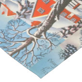  landschap kerstwinter korte tafelloper (Hoek)