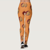 Landschap Knop - Kokopelli Moon Feather 1 Leggings (Achterkant)