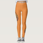 Landschap Knop - Kokopelli Moon Feather 1 Leggings (Voorkant)