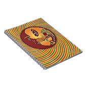 Landschap Knop - Kokopelli Moon Feather 1 Notitieboek (Rechterzijde)