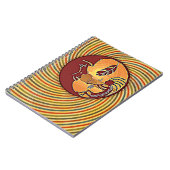 Landschap Knop - Kokopelli Moon Feather 1 Notitieboek (Linkerzijde)