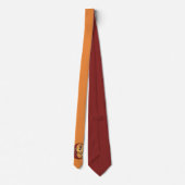Landschap Knop - Kokopelli Moon Feather 1 Stropdas (Achterkant)