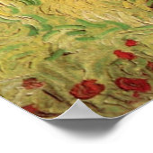 Landschap, koets en trein van Vincent van Gogh Poster (Hoek)