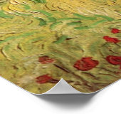 Landschap, koets en trein van Vincent van Gogh Poster (Hoek)