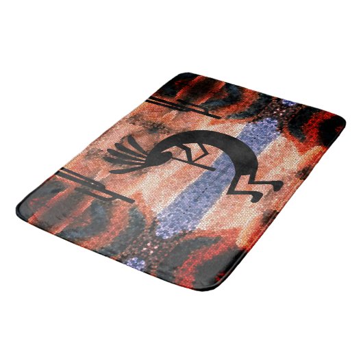 Landschap Kokopelli Southwest Badmat (Gekanteld)