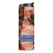 Landschap Kokopelli Southwest Thermosbeker (Gedraaid links)