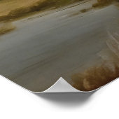 landschap, kunst, olieverschilderen, poster (Hoek)