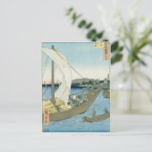 Landschap Kuwana uit '53 beroemde Uitzichten Briefkaart (Staand voorkant)