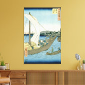 Landschap Kuwana uit '53 beroemde Uitzichten Canvas Afdruk (Insitu (Woonkamer))