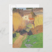 Landschap Lagnes, 1921 Briefkaart (Voorkant / Achterkant)