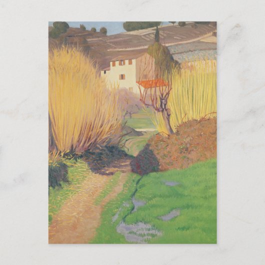 Landschap Lagnes, 1921 Briefkaart (Voorkant)