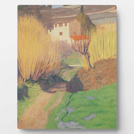 Landschap Lagnes, 1921 Fotoplaat (Voorkant)