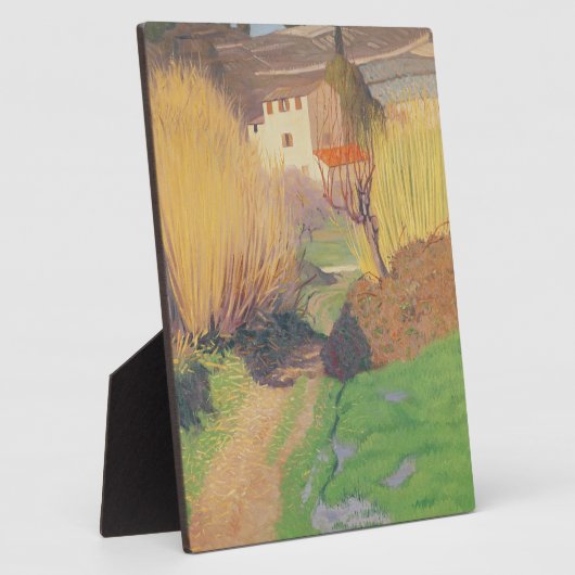 Landschap Lagnes, 1921 Fotoplaat (Zijkant)