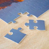 Landschap Lake Matheson, Mount Cook, Nieuw-Zeeland Legpuzzel (Zijkant)