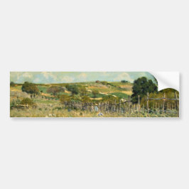 Landschap Landbeemdschap (door Alfred Sisley) Bumpersticker