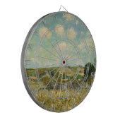 Landschap Landbeemdschap (door Alfred Sisley) Dartbord (Voorkant Links)