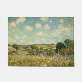 Landschap Landbeemdschap (door Alfred Sisley) Deurmat