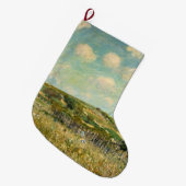 Landschap Landbeemdschap (door Alfred Sisley) Grote Kerstsok (Voorkant (Hangend))