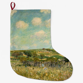 Landschap Landbeemdschap (door Alfred Sisley) Grote Kerstsok