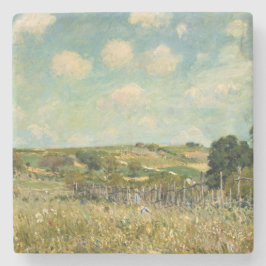 Landschap Landbeemdschap (door Alfred Sisley) Stenen Onderzetter