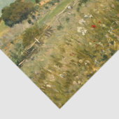 Landschap Landbeemdschap (door Alfred Sisley) Tissuepapier (Detail)