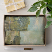 Landschap Landbeemdschap (door Alfred Sisley) Tissuepapier (Geschenk)