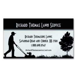 Landschap landschap (landschap): blauw visitekaartje magneet