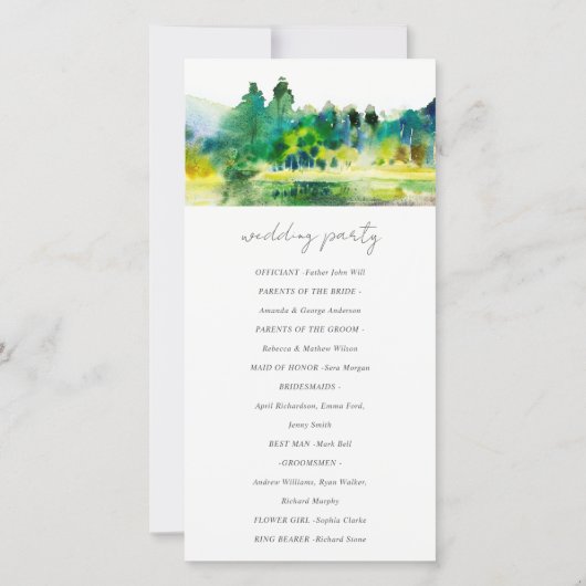 Landschap Landschap Landschap Landschap Landschap Bedankkaart (Achterkant)