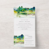 Landschap Landschap Landschap Weduwschap in het Ch All In One Uitnodiging (Binnen)