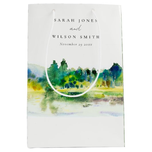 Landschap Landschap Landschap Weduwschap in het Ch Medium Cadeauzakje (Voorkant)