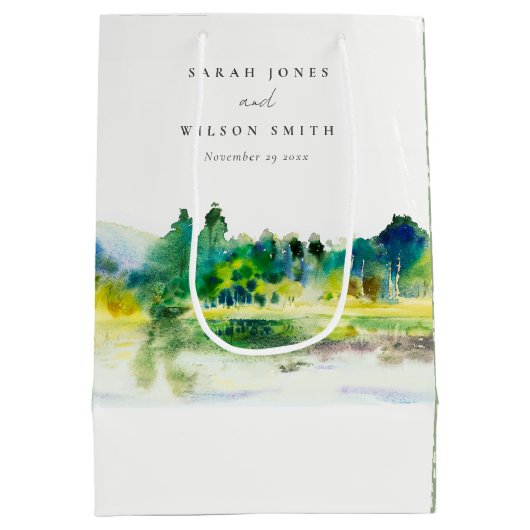 Landschap Landschap Landschap Weduwschap in het Ch Medium Cadeauzakje (Achterkant)