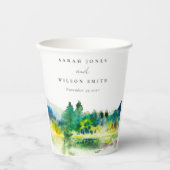 Landschap Landschap Landschap Weduwschap in het Ch Papieren Bekers (Voorkant)