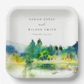 Landschap Landschap Landschap Weduwschap in het Ch Papieren Bordje (Voorkant)